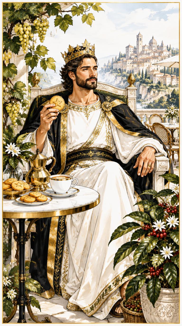 King of Cookies tarot card