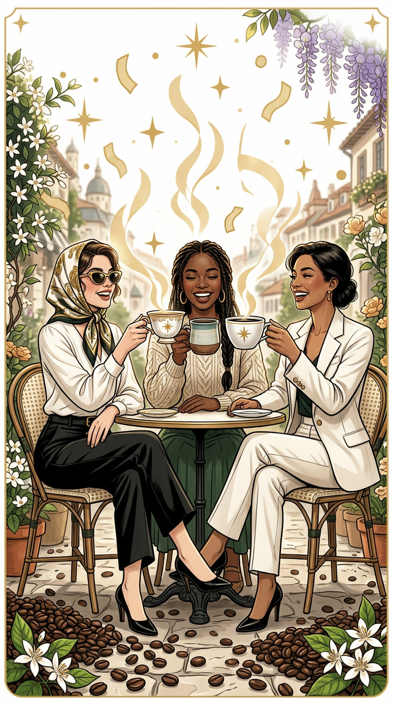 Three of Cups tarot card