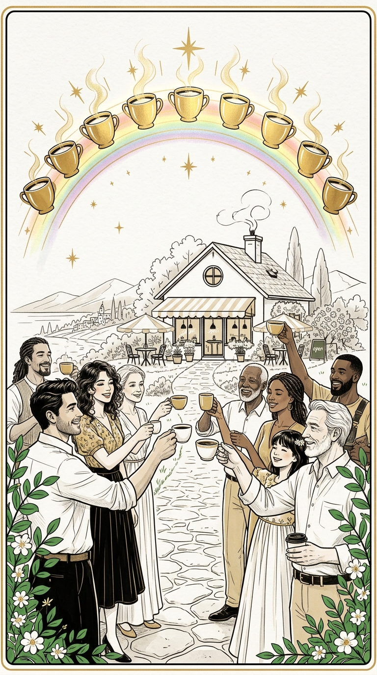 Ten of Cups tarot card