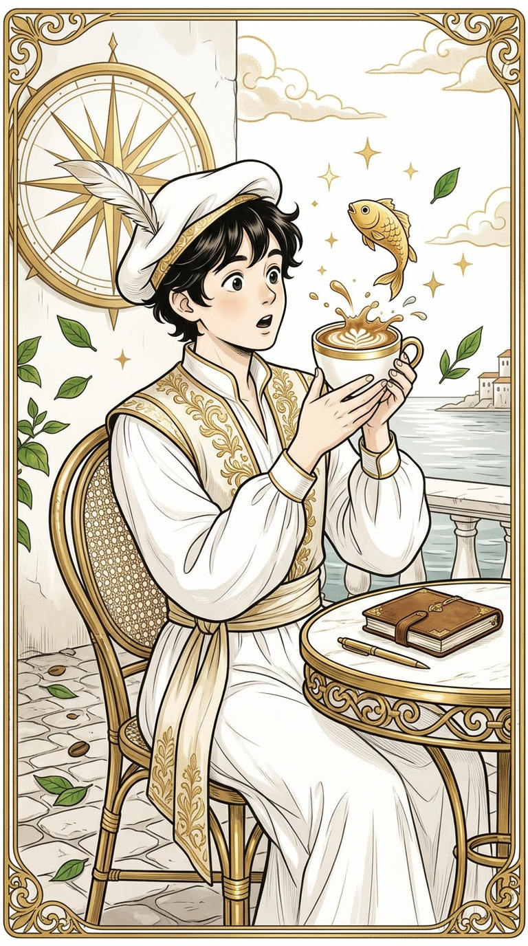 Page of Cups tarot card