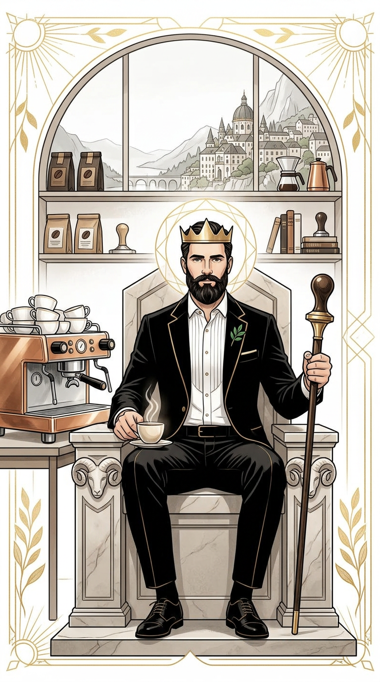 The Emperor tarot card