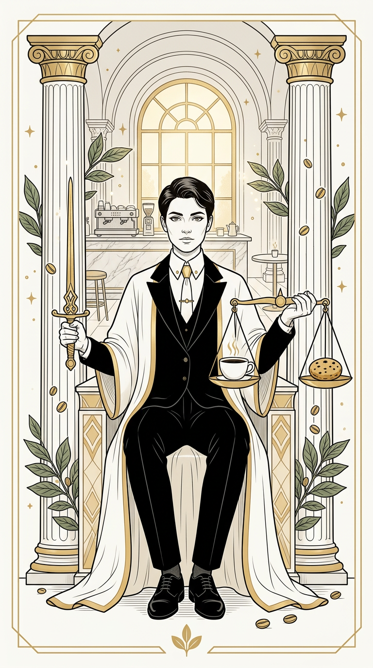 Justice tarot card