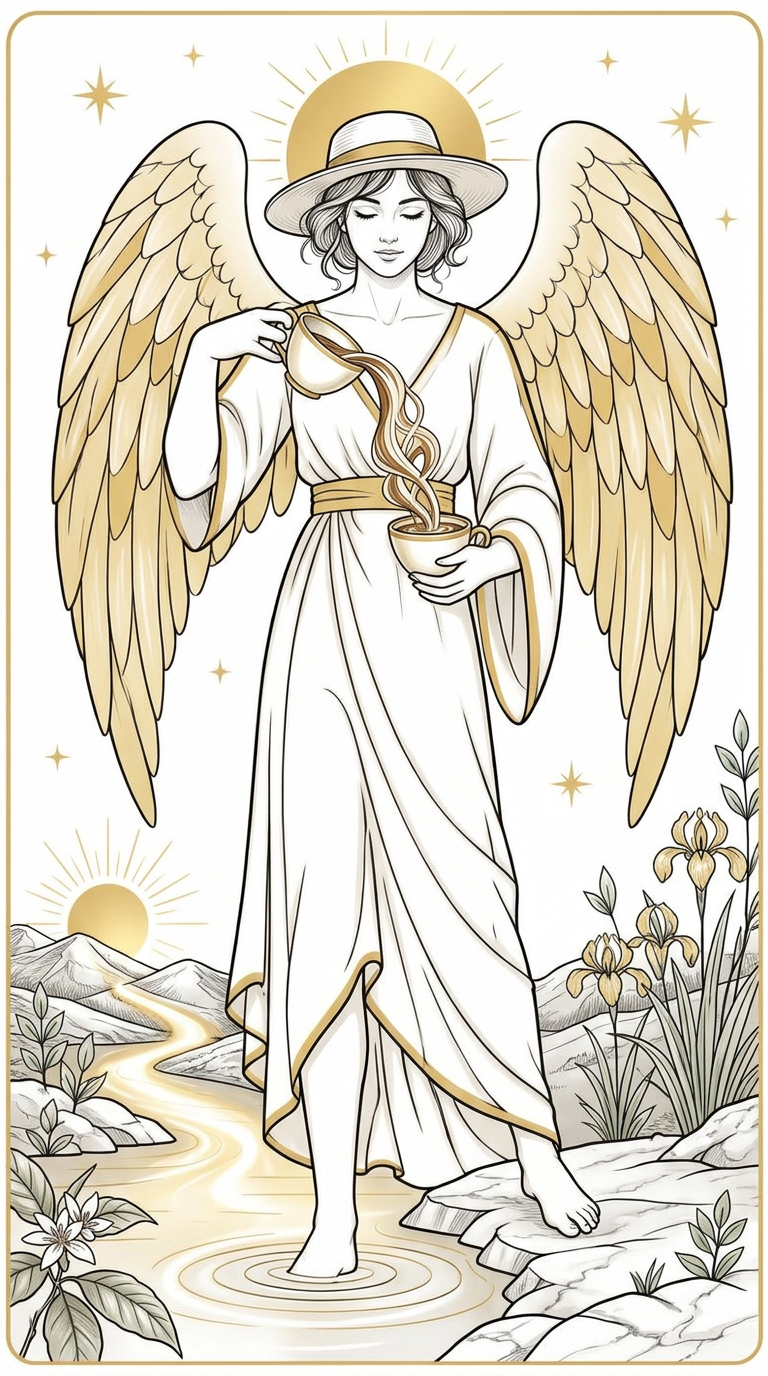 Temperance tarot card
