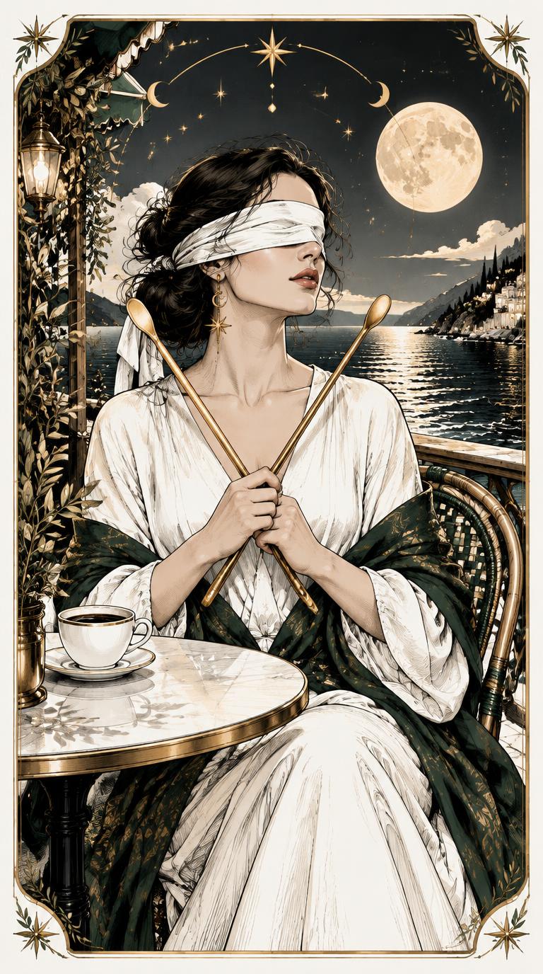 Two of Stirrers tarot card