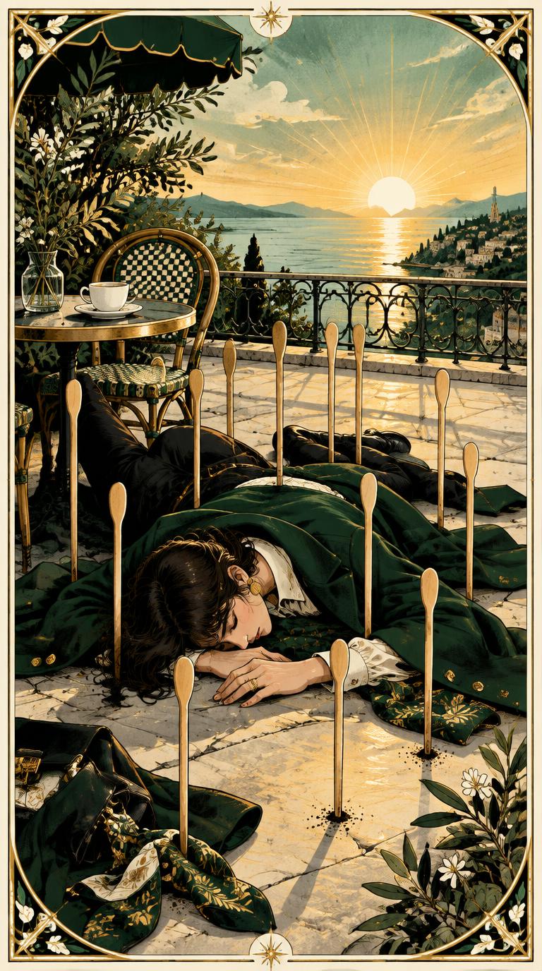 Ten of Stirrers tarot card