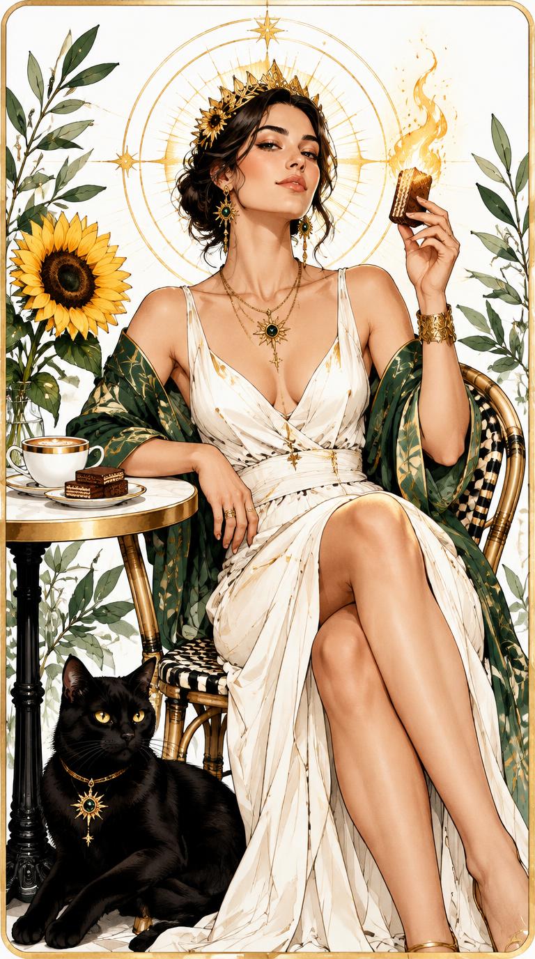 Queen of Wafers tarot card